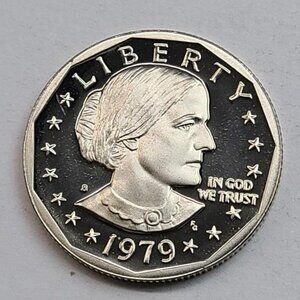 1979-P,D and S Proof Susan Anthony Dollars... Uncirculated... Cameo Finish